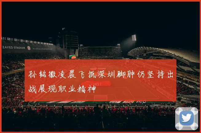孙铭徽凌晨飞抵深圳脚肿仍坚持出战展现职业精神